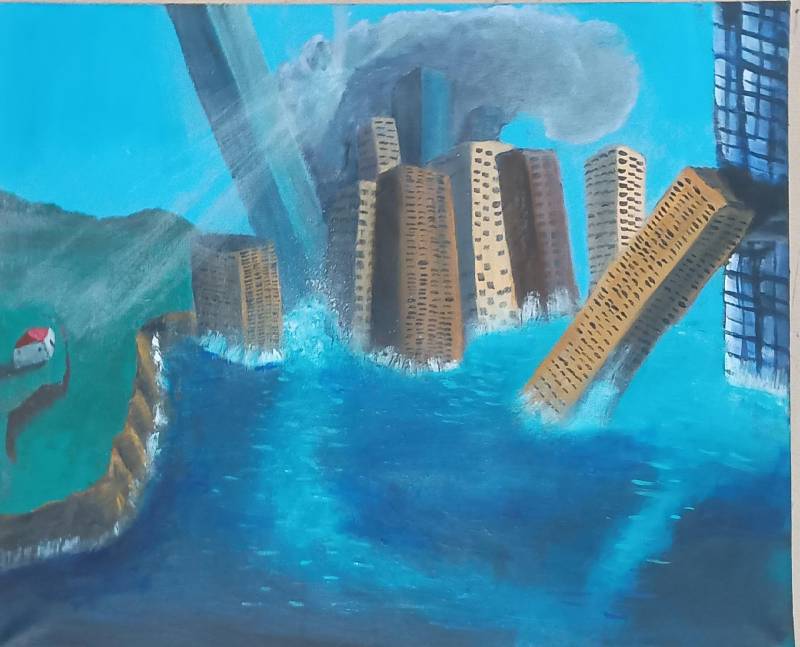 City flooded