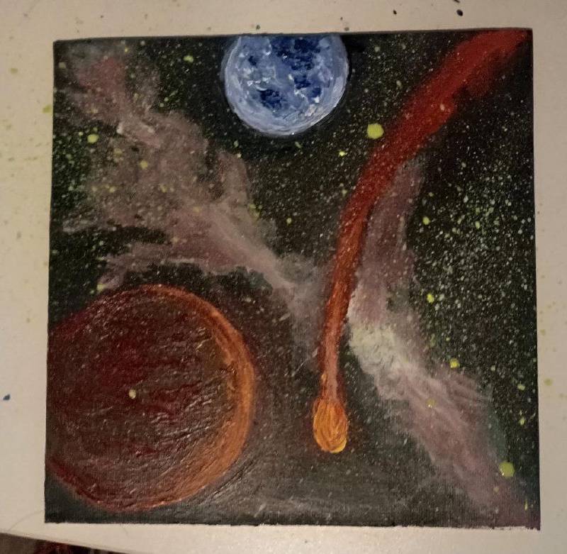 Comet has to follow its path