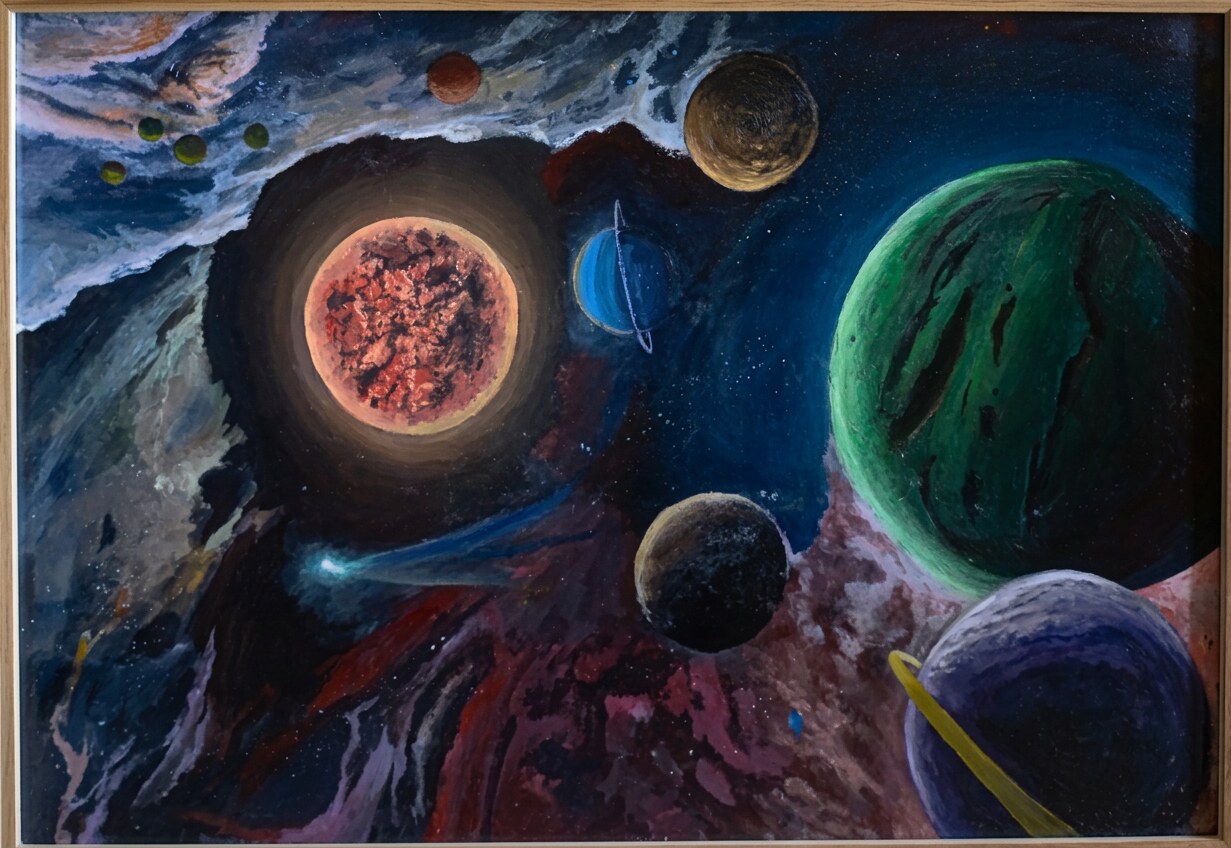 About my painting "The Universe"